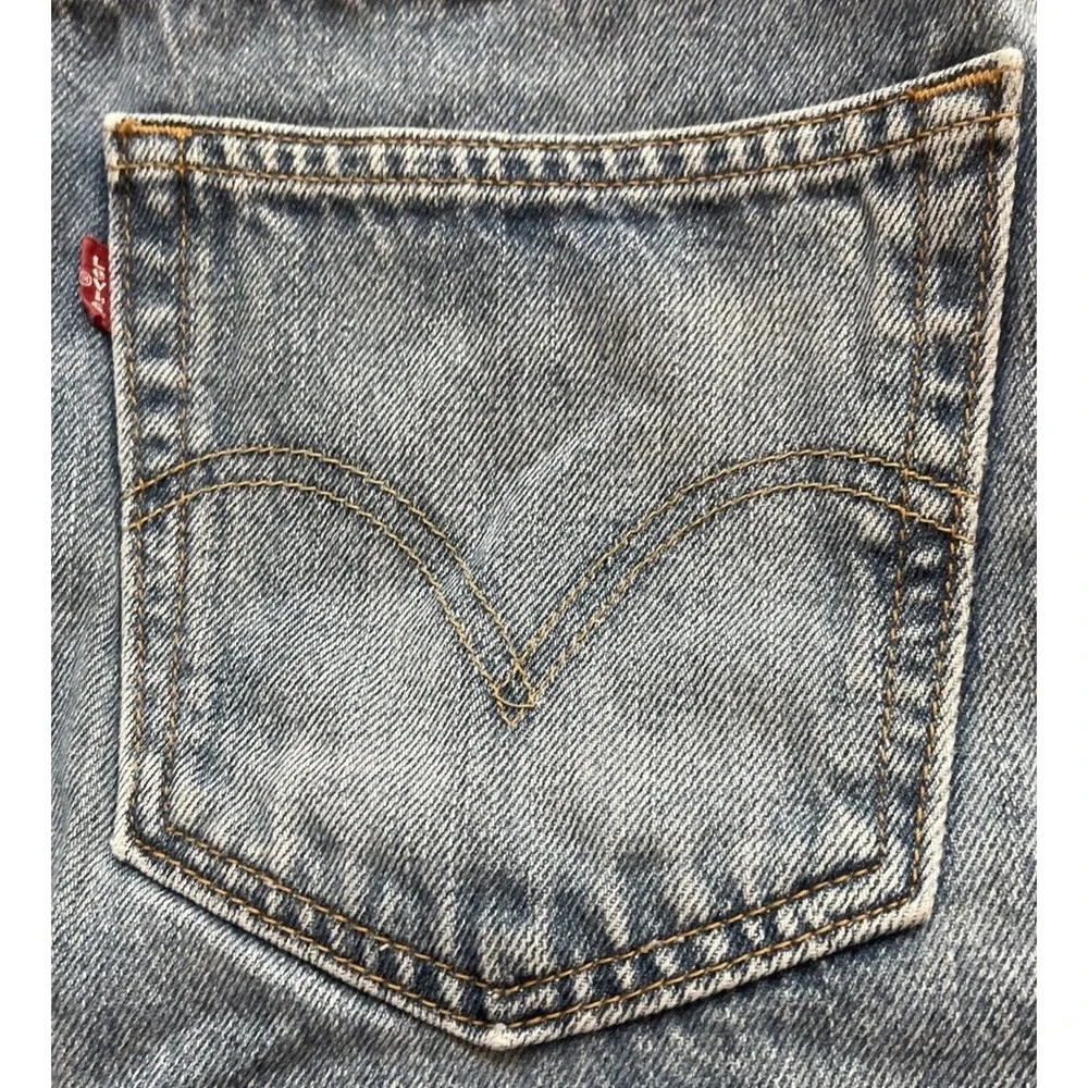 Levi's 505 Denim Jeans Men's 36x29 Regular Fit Straight Leg Med Wash Relaxed 1